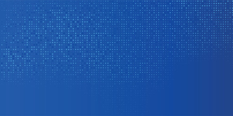 Blue Tech Finance Fintech Background Abstract Pixel Pattern. Abstract Business Tech Science Vector Backdrop EPS 10