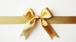 © NOREAL - ゴールドのシルクリボン