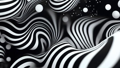 Stick to monochrome patterns like stripes, polka dots, or abstract swirls for a visually interesting yet subtle design