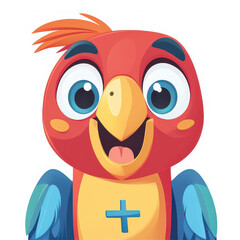 Meet Ara Bird, the cheerful maththemed macaw Perfect for kids, this fun character brings joy to learning.