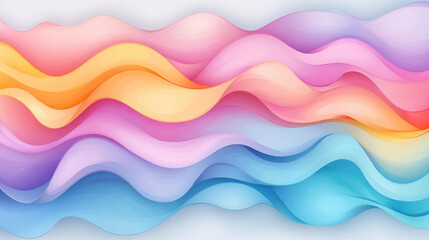 Poster - Discover vibrant waves and dynamic patterns in this stunning abstract art piece, perfect for creative design projects.