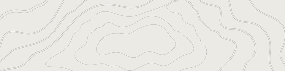 Wall Mural - Topographic line contour map background, geographic grid map linkedin banner