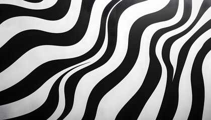 Wall Mural - Stick to monochrome patterns like stripes, polka dots, or abstract swirls for a visually interesting yet subtle design