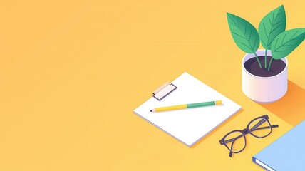Corporate innovation flat design top view digital transformation theme animation Split-complementary color scheme