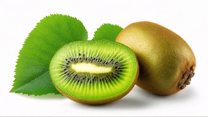 kiwi fruit isolated on white background