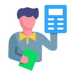 Sticker - Accounting Icon