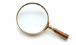 © Ilham - one magnifying glass on a white isolated white background