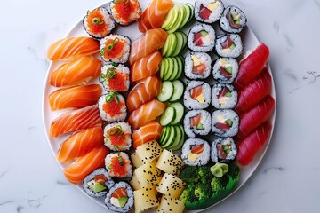 Sticker - Sushi Platter: A Feast for the Eyes