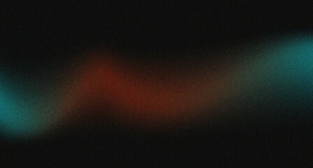Wall Mural - dark green to bright orange to red abstract curvy grainy texture gradient background wallpaper