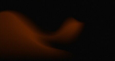 Wall Mural - Abstract brown copper on black grainy texture background