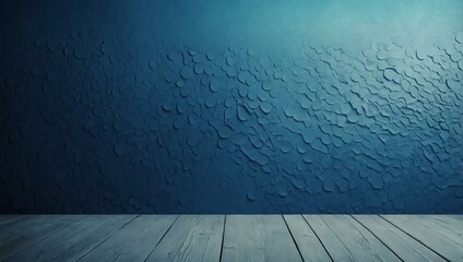 Wall Mural - Abstract blue background featuring smooth textures and gradients for a calming effect.