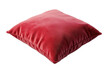 © Sodapeaw - Red velvet pillow with a soft texture and plush design, isolated on a transparent background. Perfect for home decor, comfort, and interior design themes.