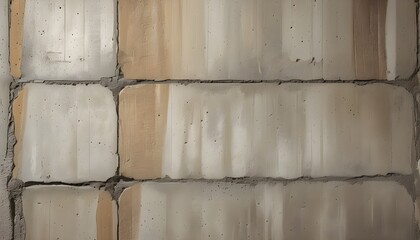 grungy beige concrete wall texture with abstract brown plaster nuances