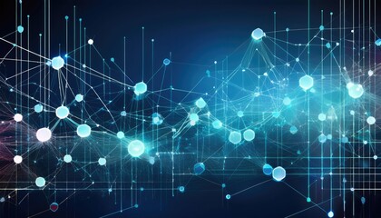 Abstract network background