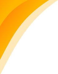 Wall Mural - Orange corner design element