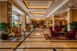 © Samina - Elegantly furnished hotel lobby showcasing sophisticated design, high resolution.