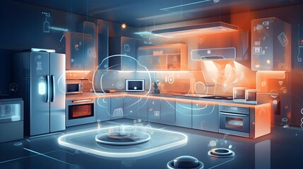 Connected Kitchen with Smart Appliances and IoT Sensors