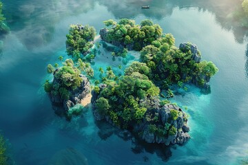 Wall Mural - Secluded Island Paradise