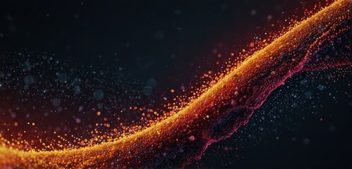 Abstract technology particles mesh background
