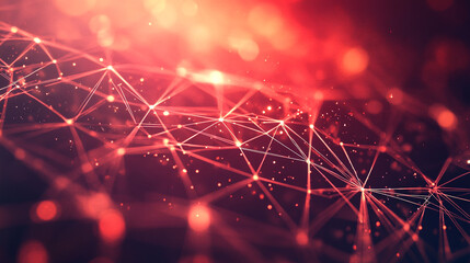 spider web with dew drops, abstract background with lights.