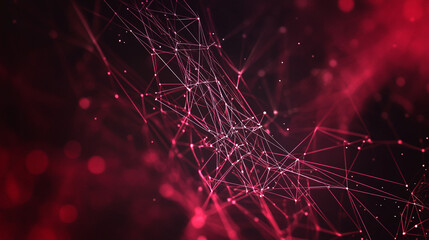 spider web with dew drops, abstract background with lights.