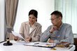 © sabthai - lawyer presenting document for client to read detail prepared legal