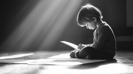 woman reading a book