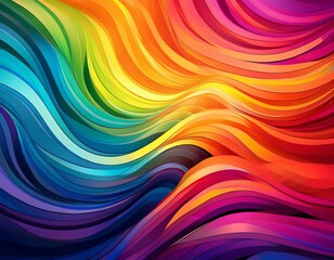 Canvas Print - colorful rainbow spectrum wallpaper background texture