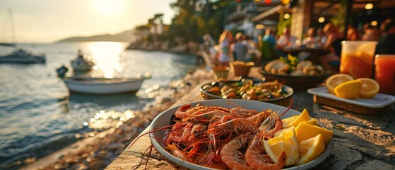 Fresh Seafood by the Beach - A Delicious Cafe Experience 