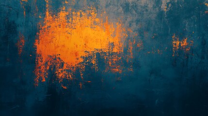 Wall Mural - Abstract Orange and Blue Background