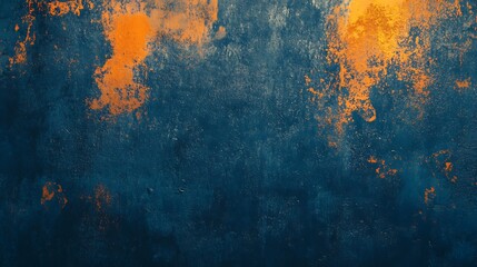 Wall Mural - Abstract Orange and Blue Background