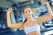 © ReeseBuyout3/peopleimages.com - Health, training and weights with woman in gym for muscle workout, performance and fitness. Weightlifting, strong and sports athlete with person and exercise for energy, wellness and dumbbell