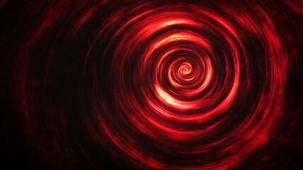 Poster - Red Abstract Circle Background