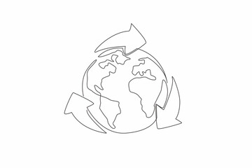 Wall Mural - continuous line drawing 18 juli-1.eps