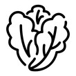 © Barudak Lier - lettuce Line Icon