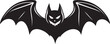 © kimlyicon - Halloween bat vector linear black