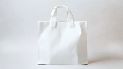 Sticker - White Shopping Bag Mockup