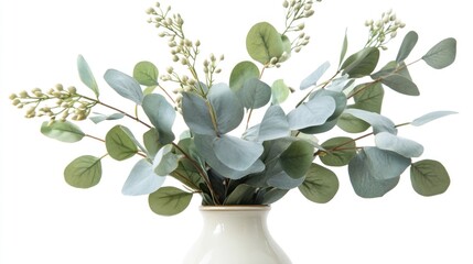 Sticker - Eucalyptus Bouquet in a White Vase