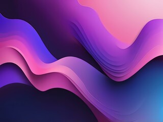 Abstract background gradient base color blue purple pink blurred and wavy