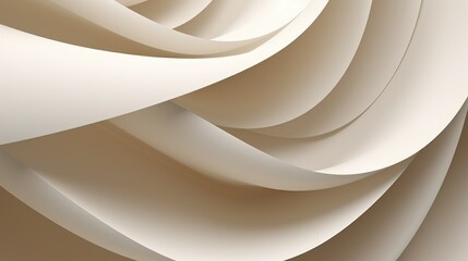 Wall Mural - abstract background with soft, flowing curves in shades of beige and white. the smooth, elegant line