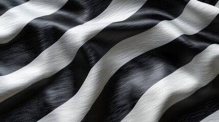 Sticker - Black and White Stripes.