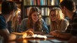 © CinimaticWorks - Bible study groups fostering Christian unity, friends in fellowship gathering for prayer, devotion, and spiritual inspiration