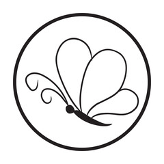 Sticker - Butterflies Icon Logo