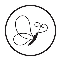 Sticker - Butterflies Icon Logo