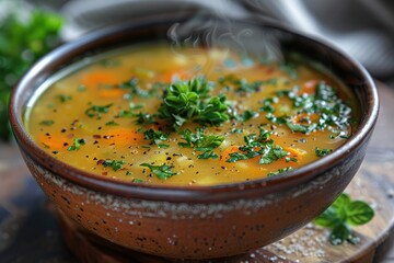 Canvas Print - Delicious Homemade Soup