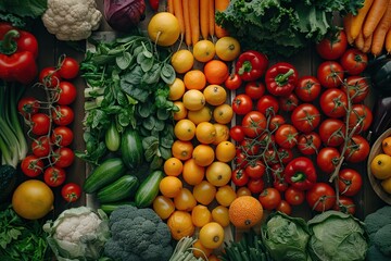 Wall Mural - Fresh Produce Abundance