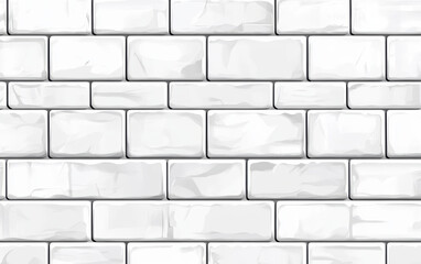 Wall Mural - white brick wall texture background. modern and clean design, perfect for interior decoration, archi