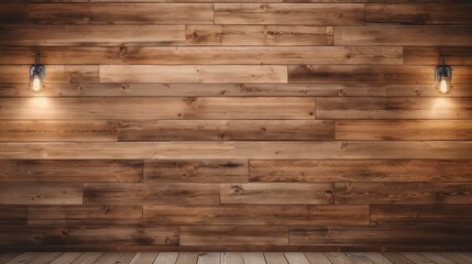 Poster - cabin rustic wood planks