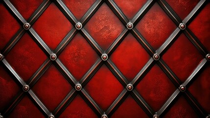 Wall Mural - design red metal texture