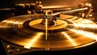 © PikePicture - shiny gold vinyl record